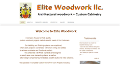 Desktop Screenshot of elitewoodwork.net