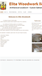 Mobile Screenshot of elitewoodwork.net